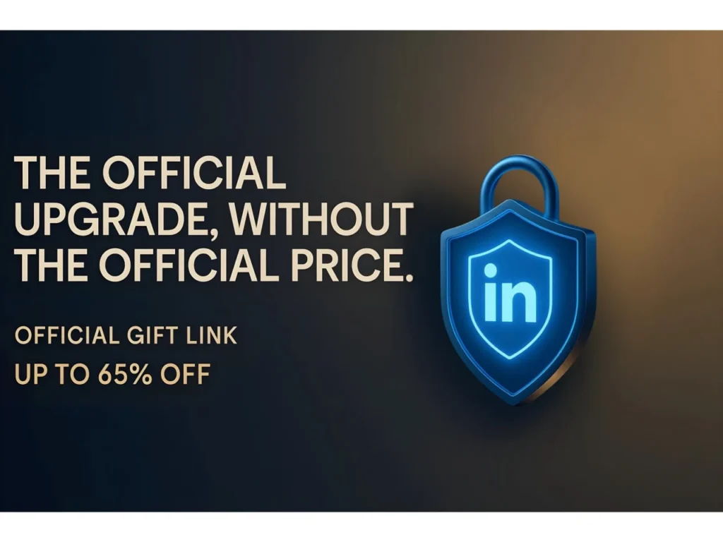 Buy Linkedin Premium at 65% off